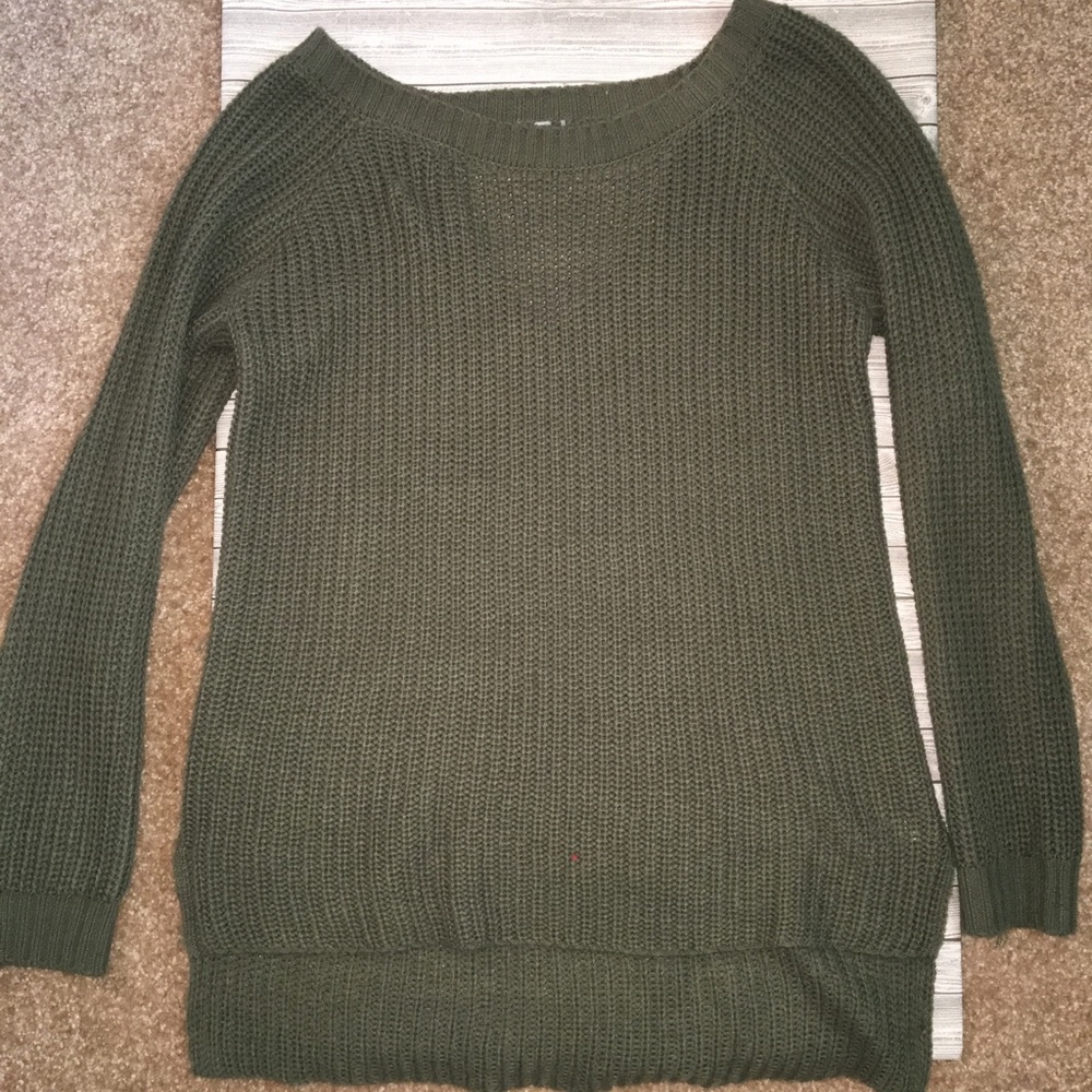 Green sweater